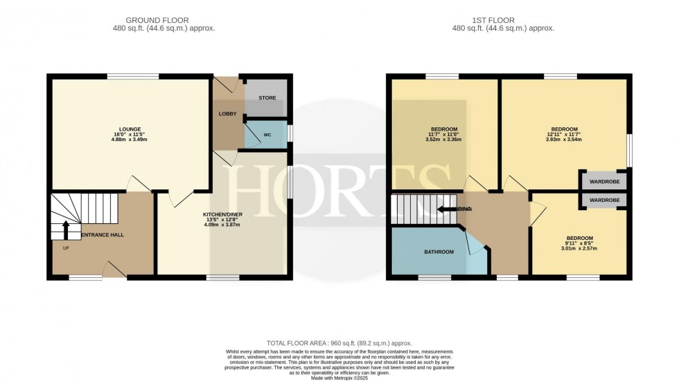 Floorplan for Salcey Avenue, Hartwell, Northampton