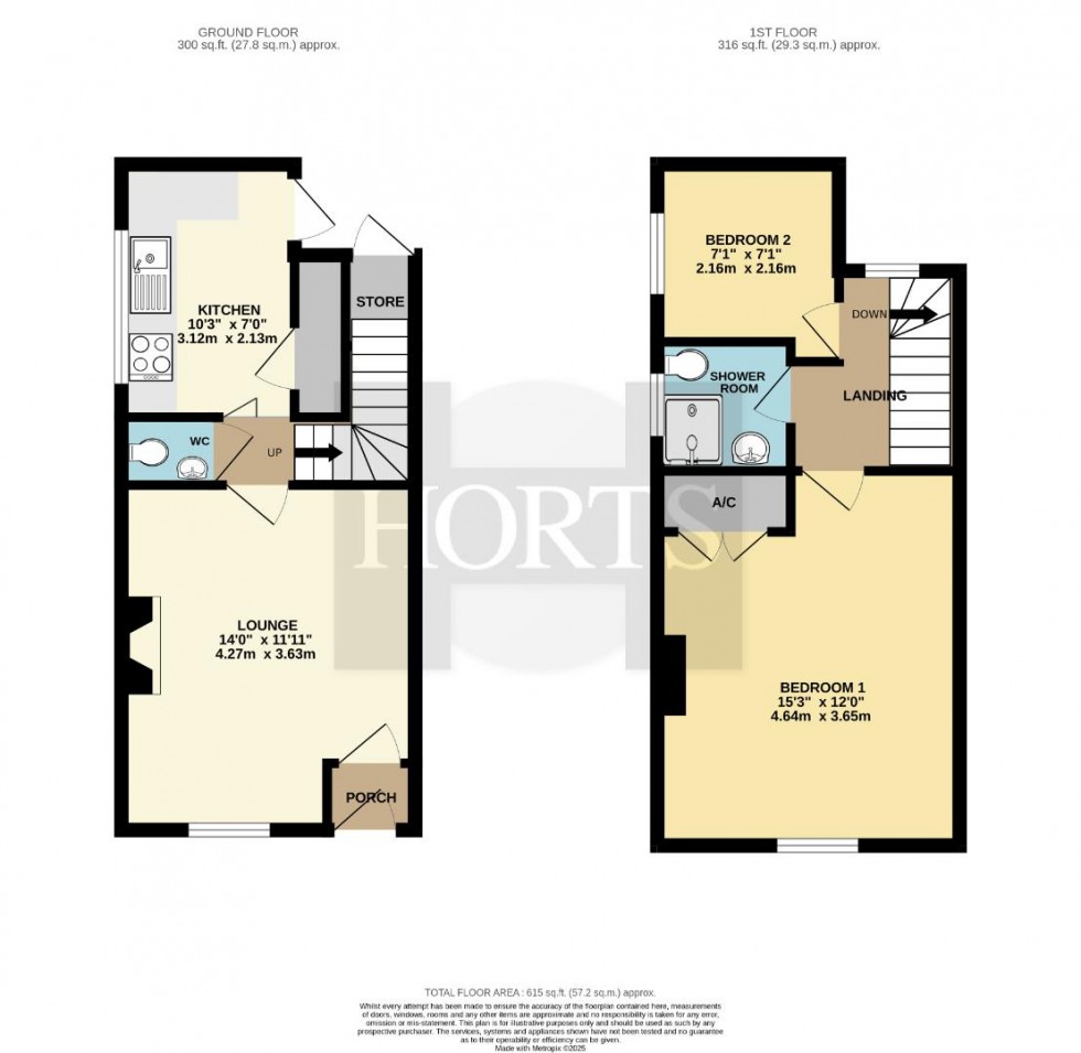 Floorplan for Duck Lane, Harpole, Northampton