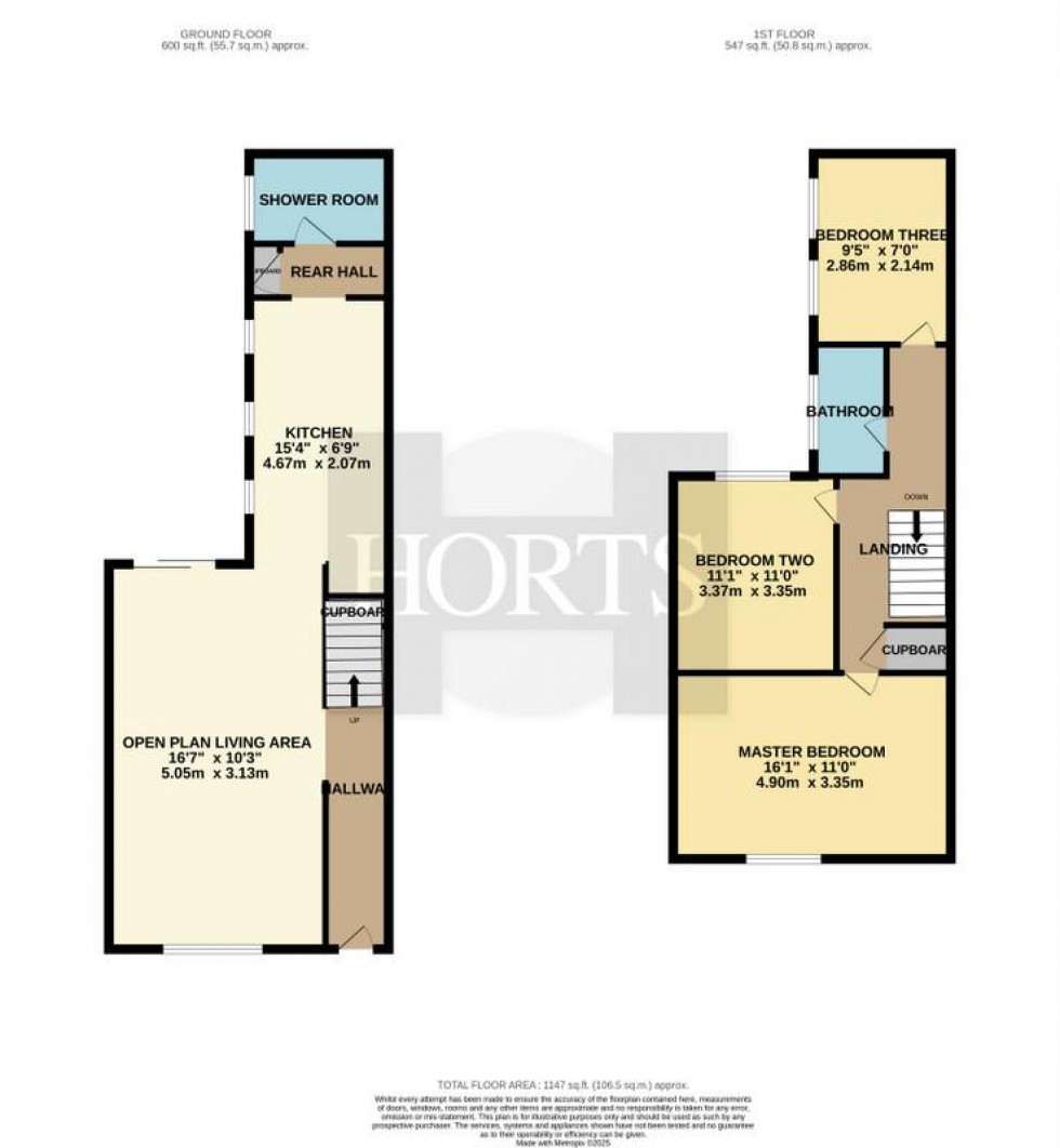 Floorplan for Wellingborough Road, Earls Barton, Northampton