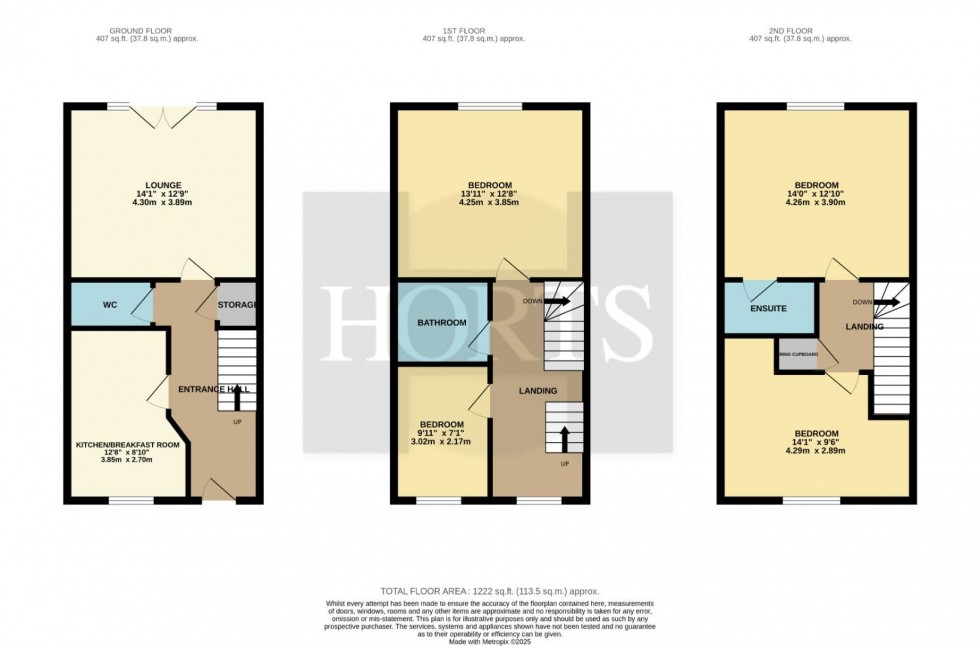 Floorplan for Emperor Crescent, Northampton