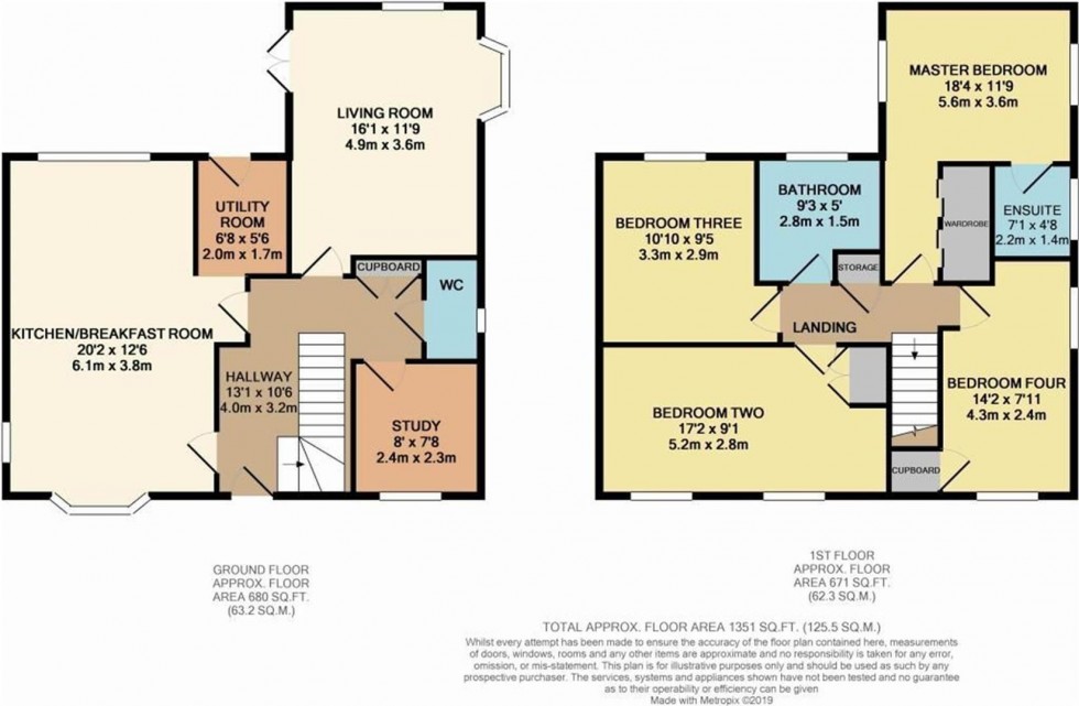 Floorplan for Harrison Road, Duston