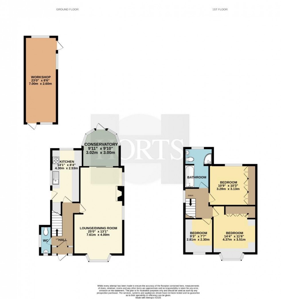 Floorplan for Pytchley Road, Rugby