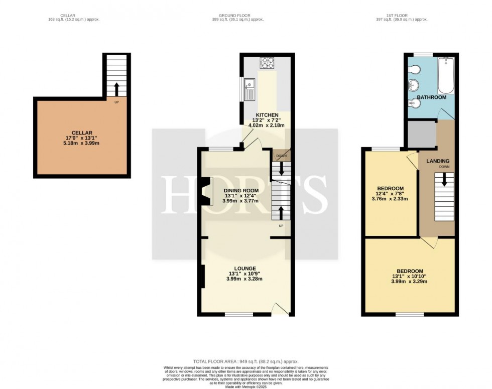 Floorplan for Harold Street, Abington, Northampton