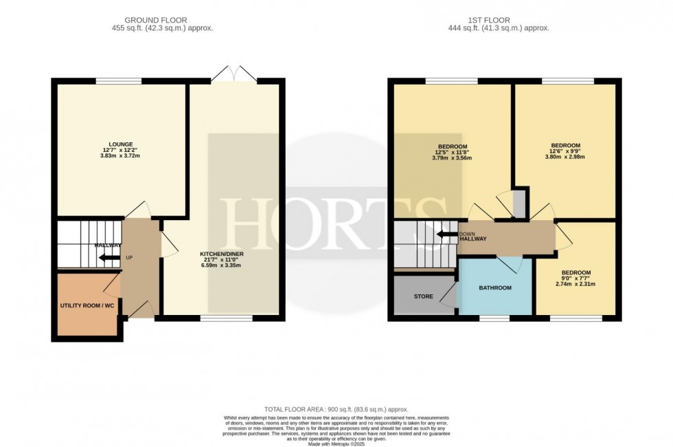 Floorplan for Melbury Place, Northampton