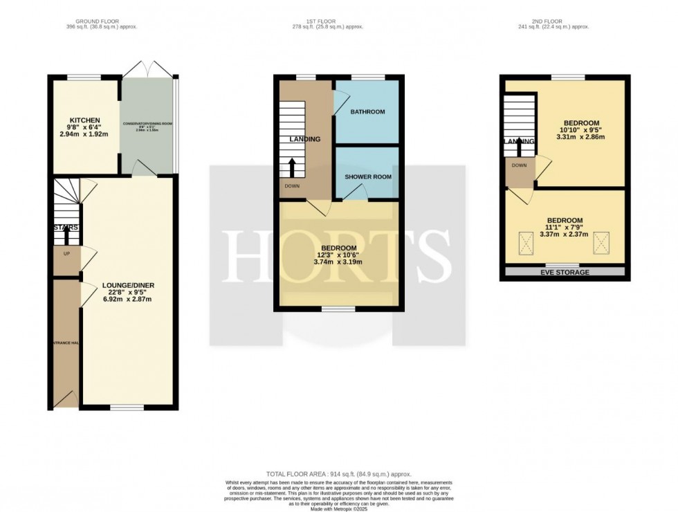 Floorplan for Byron Street, Northampton