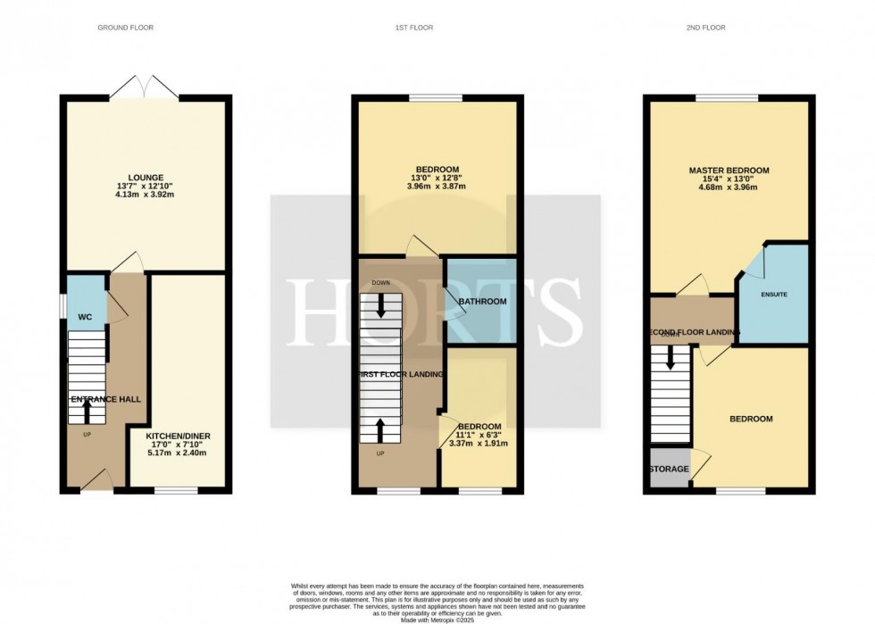 Floorplan for Walkers Way, Roade, Northampton