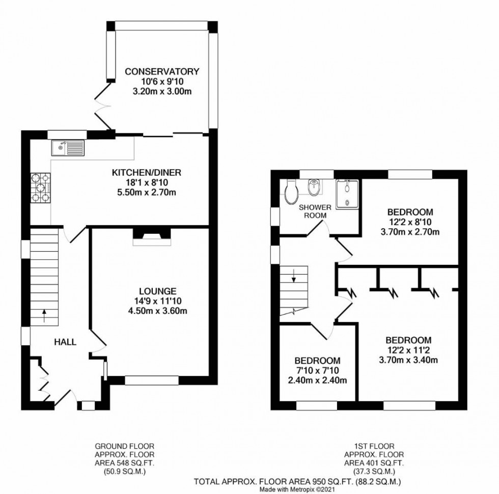 Floorplan for Everest Road, Bilton, Rugby