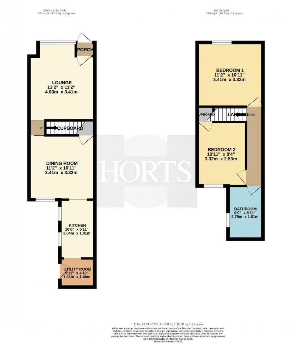 Floorplan for Abbey Street, Rugby