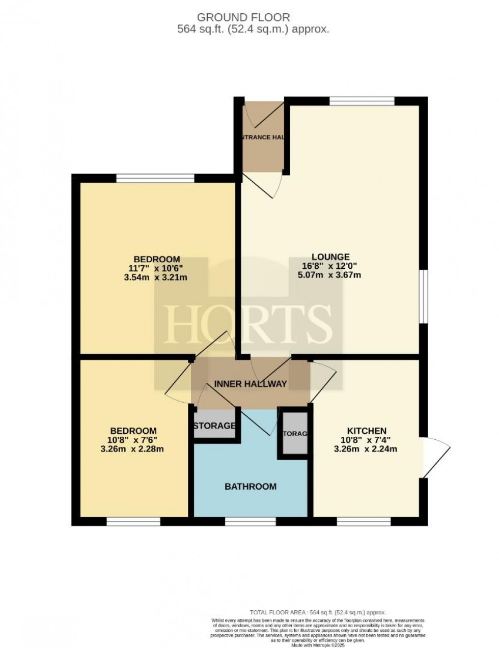 Floorplan for St. Marys Way, Roade, Northampton