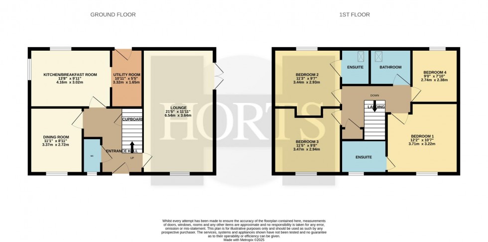 Floorplan for Hawthorn Avenue, Mawsley
