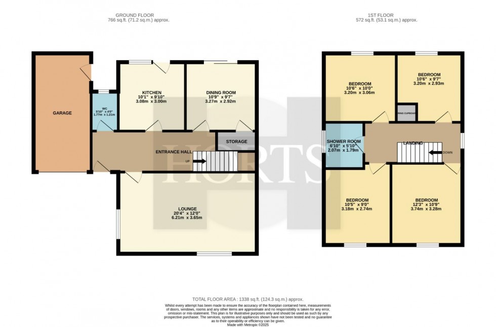 Floorplan for Fallowfield, Wellingborough