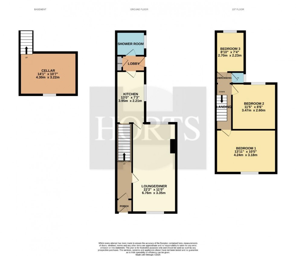 Floorplan for Cyril Street, Northampton