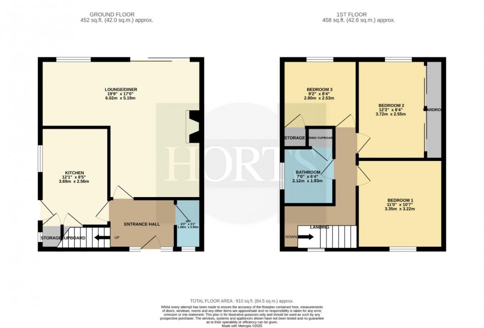 Floorplan for Haswell Close, Rugby