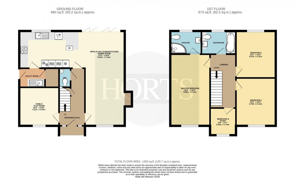 Floorplan for School Street, Church Lawford, Rugby