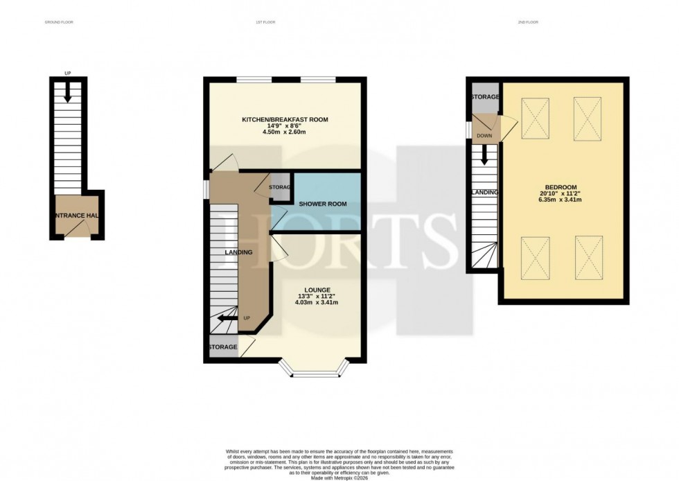 Floorplan for Adams Avenue, Northampton