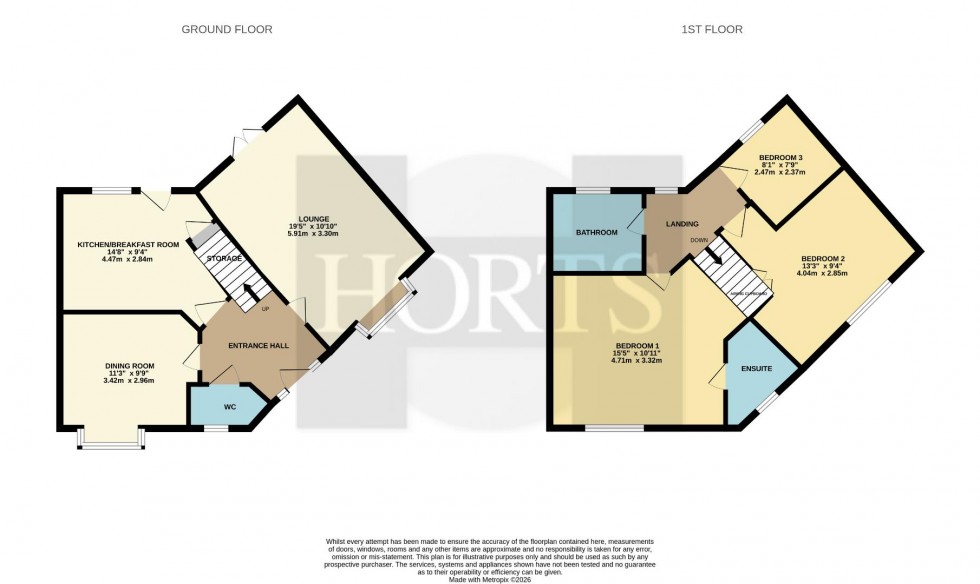 Floorplan for Stoneyfield, Mawsley Village, Kettering