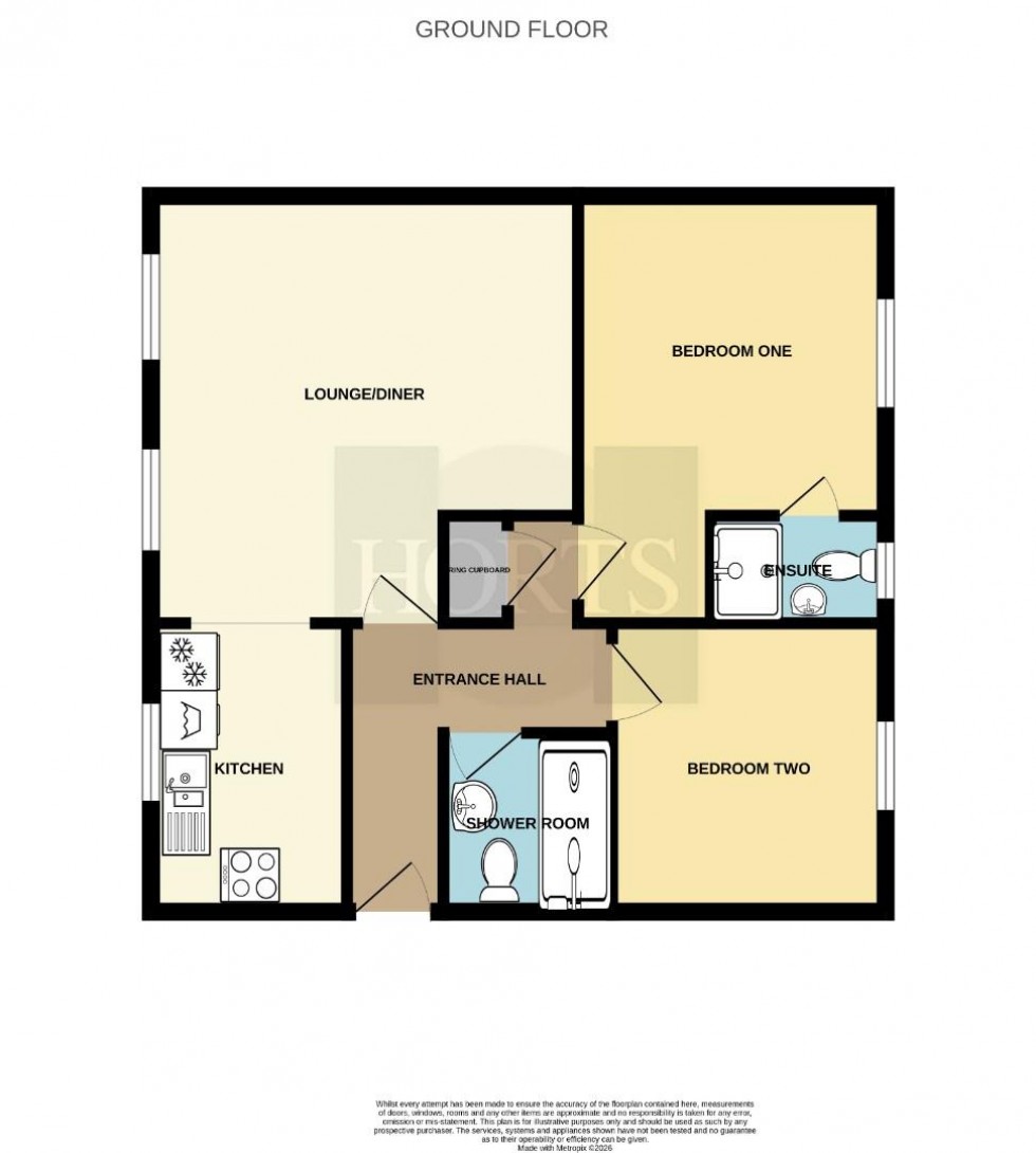 Floorplan for Ivy Grange, Bilton, Rugby
