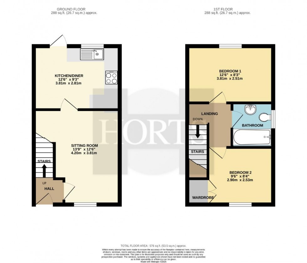 Floorplan for Muncaster Gardens, Northampton