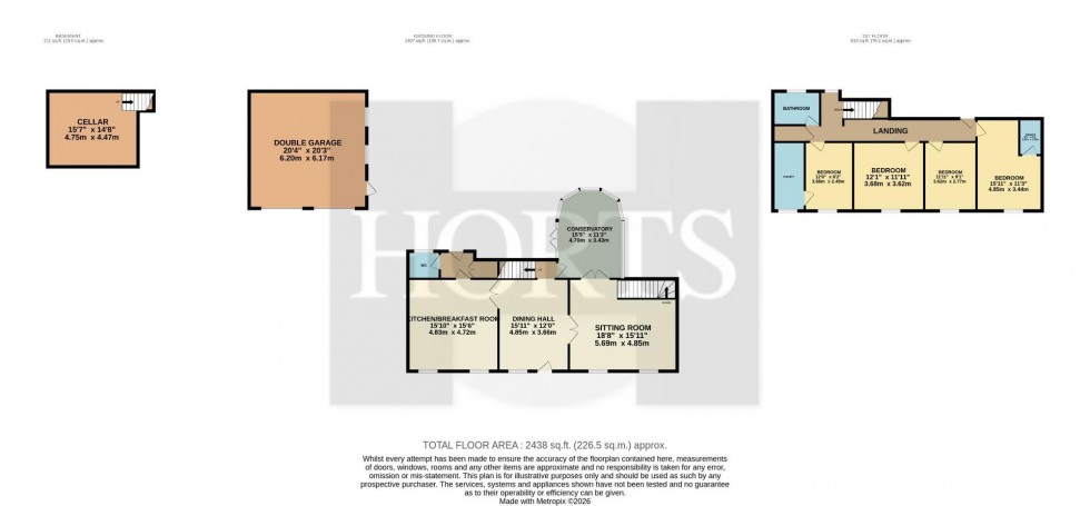 Floorplan for High Street, West Haddon, Northampton