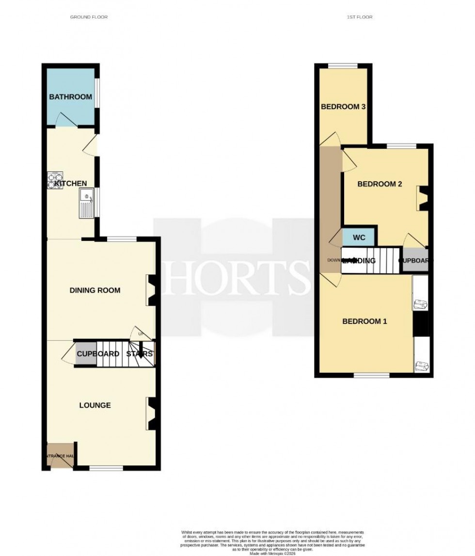 Floorplan for Stephen Street, RUGBY