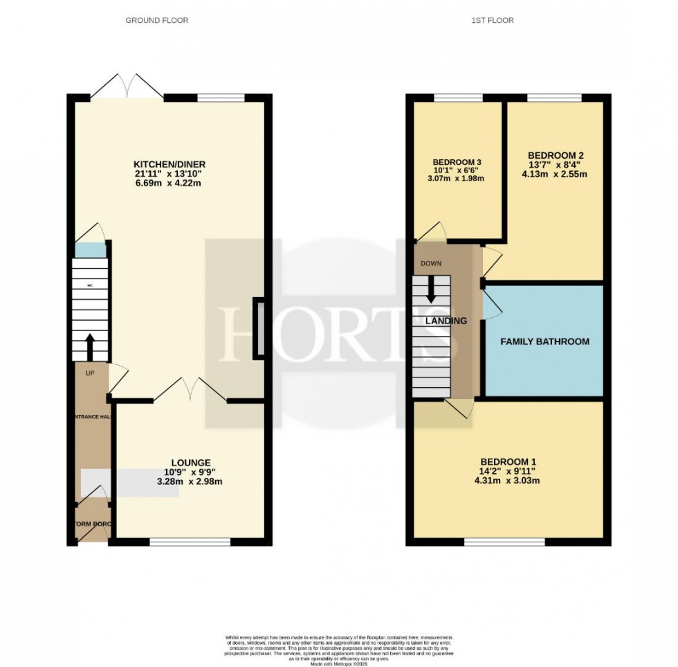 Floorplan for King Street, Earls Barton, Northampton