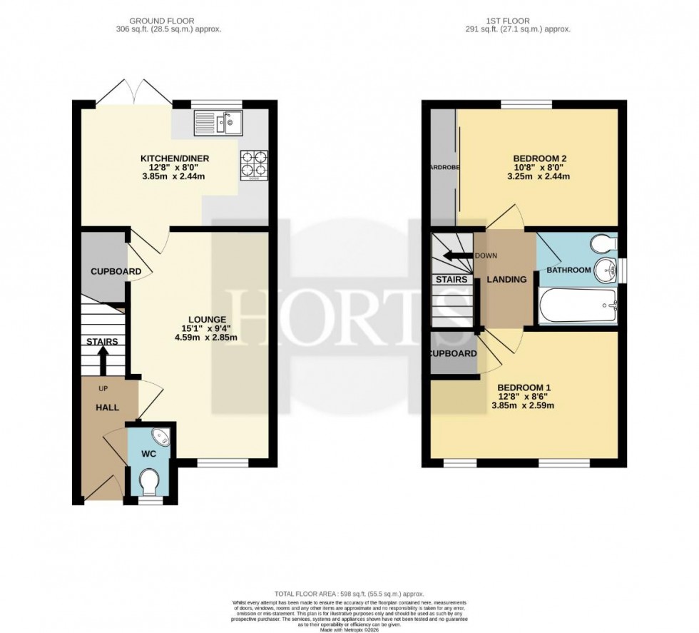 Floorplan for Lee Road, Lower Harlestone, Northampton