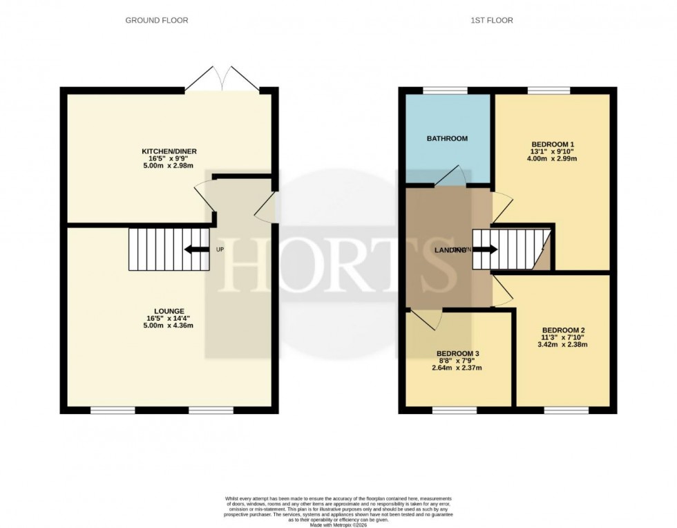 Floorplan for Sherwood Avenue, Kingsthorpe, Northampton