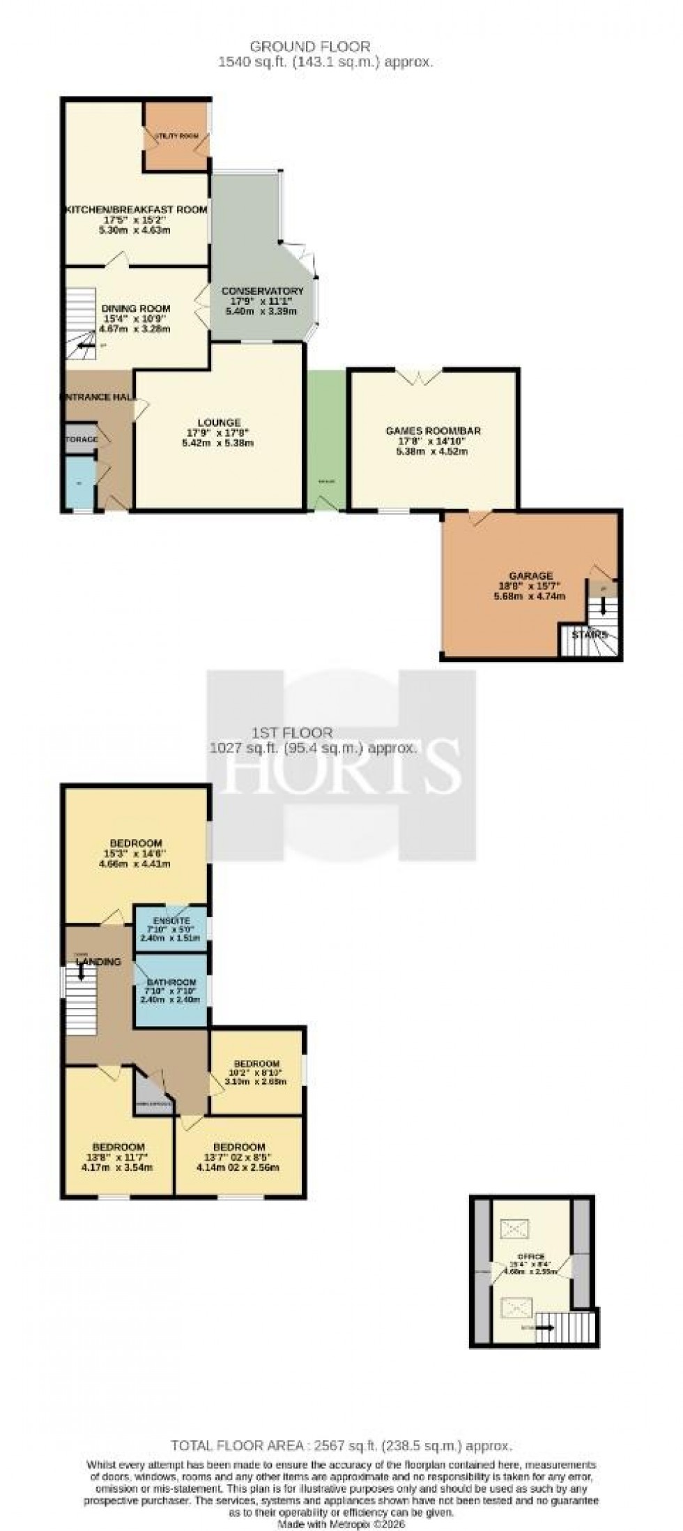 Floorplan for Butlins Lane, Roade, Northampton