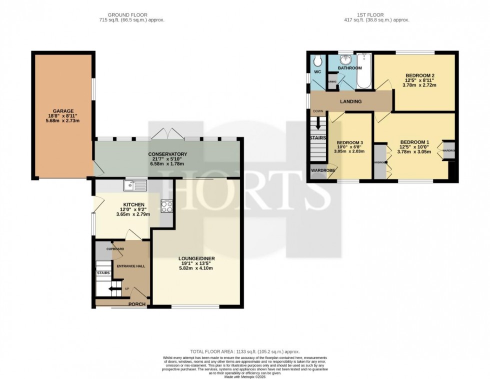 Floorplan for Barnard Close, Duston, Northampton