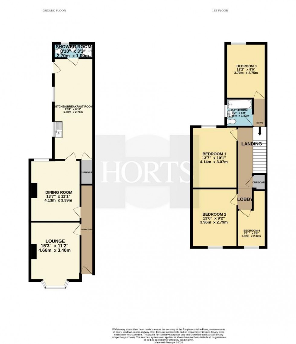Floorplan for Lodge Road, Rugby