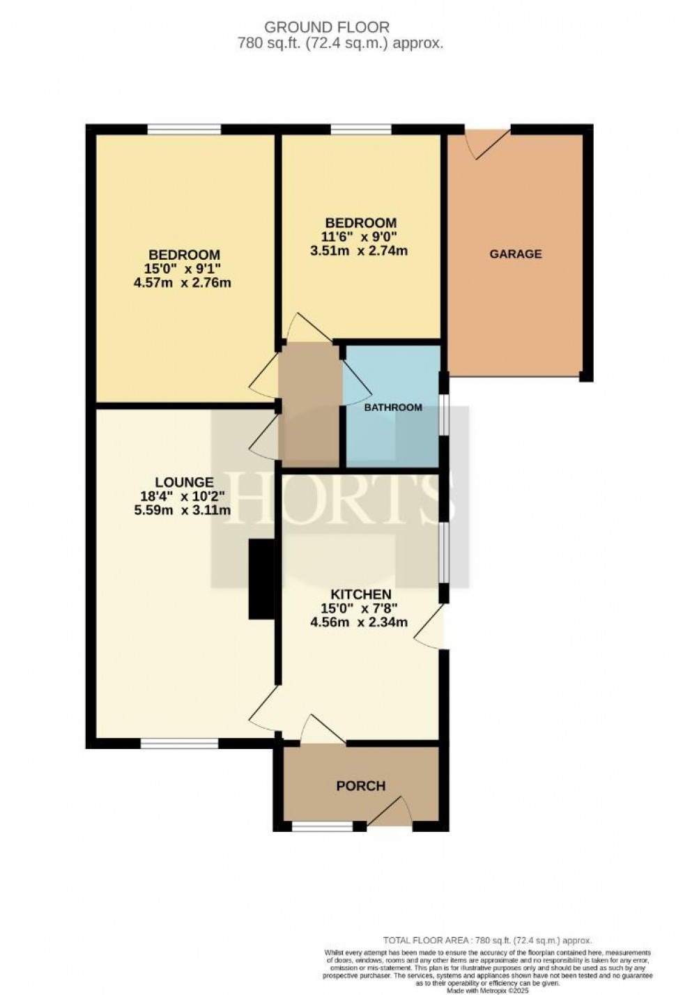 Floorplan for Priory Crescent, Roade, Northampton