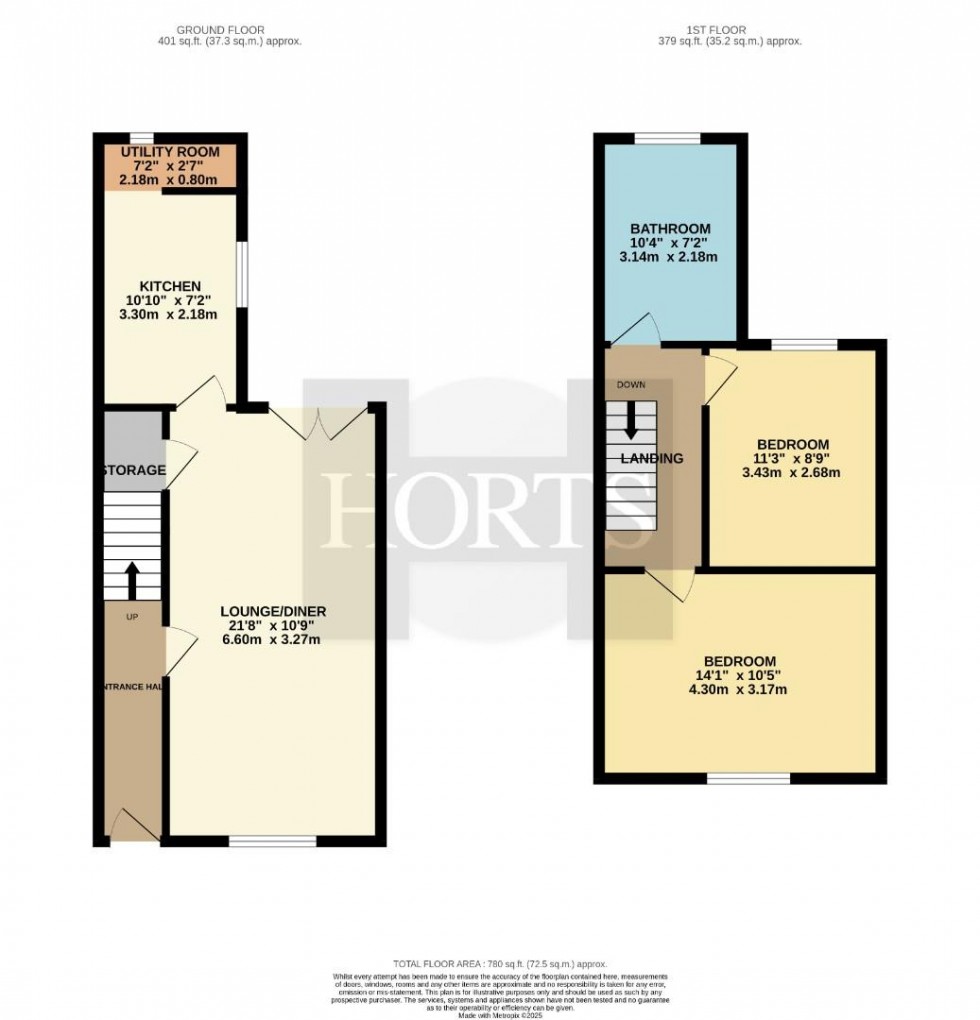 Floorplan for Byron Street, Northampton