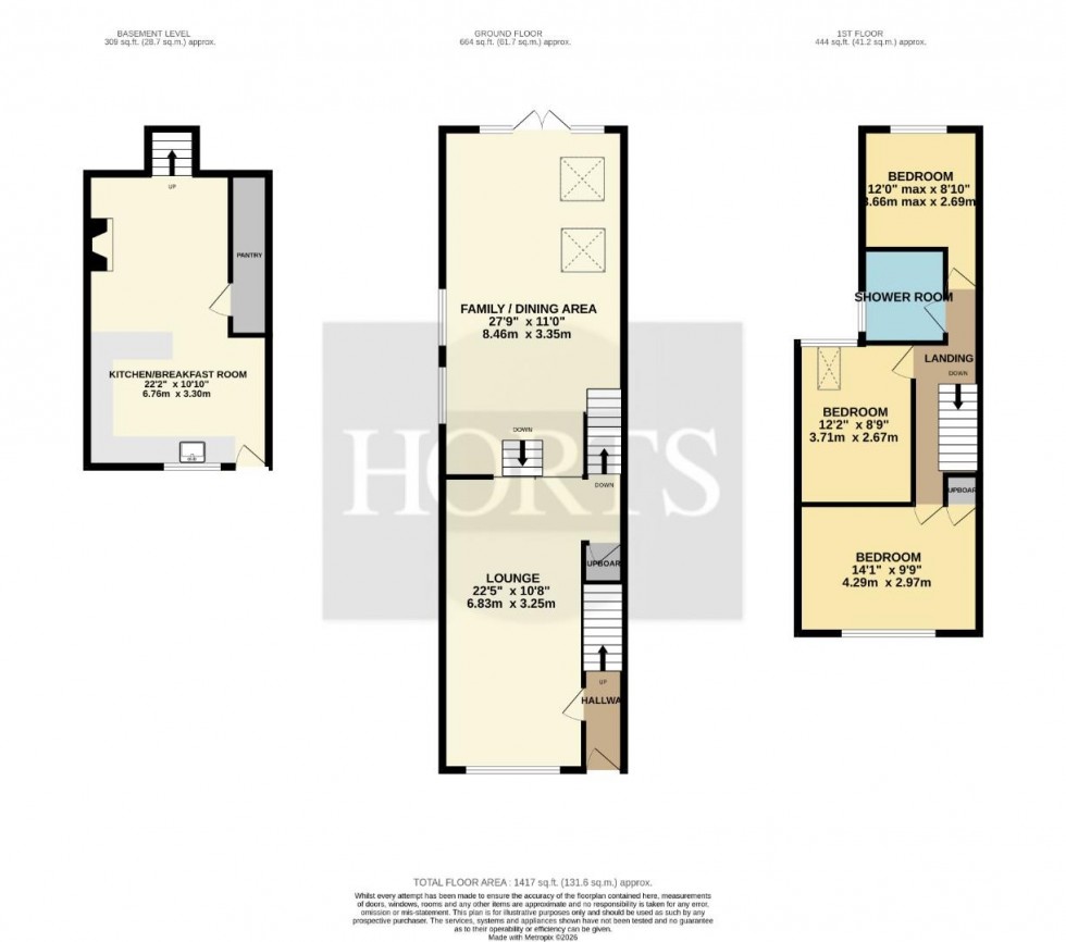 Floorplan for Shelley Street, Poets Corner