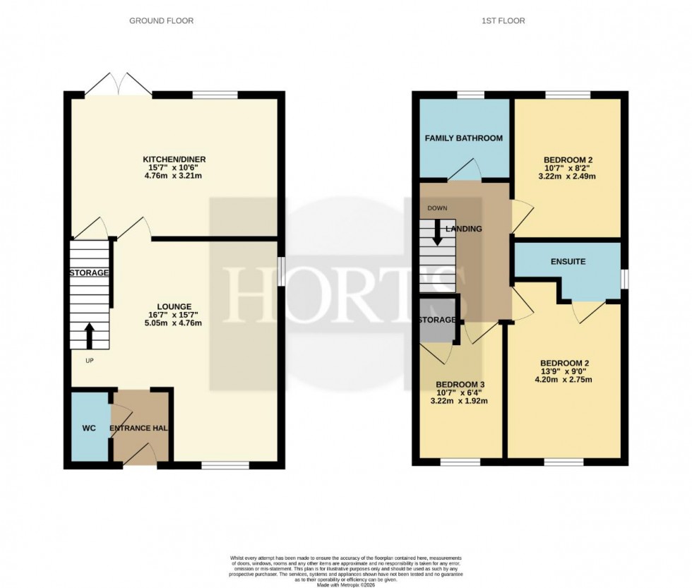 Floorplan for Collingtree Drive, Barton Seagrave, Kettering