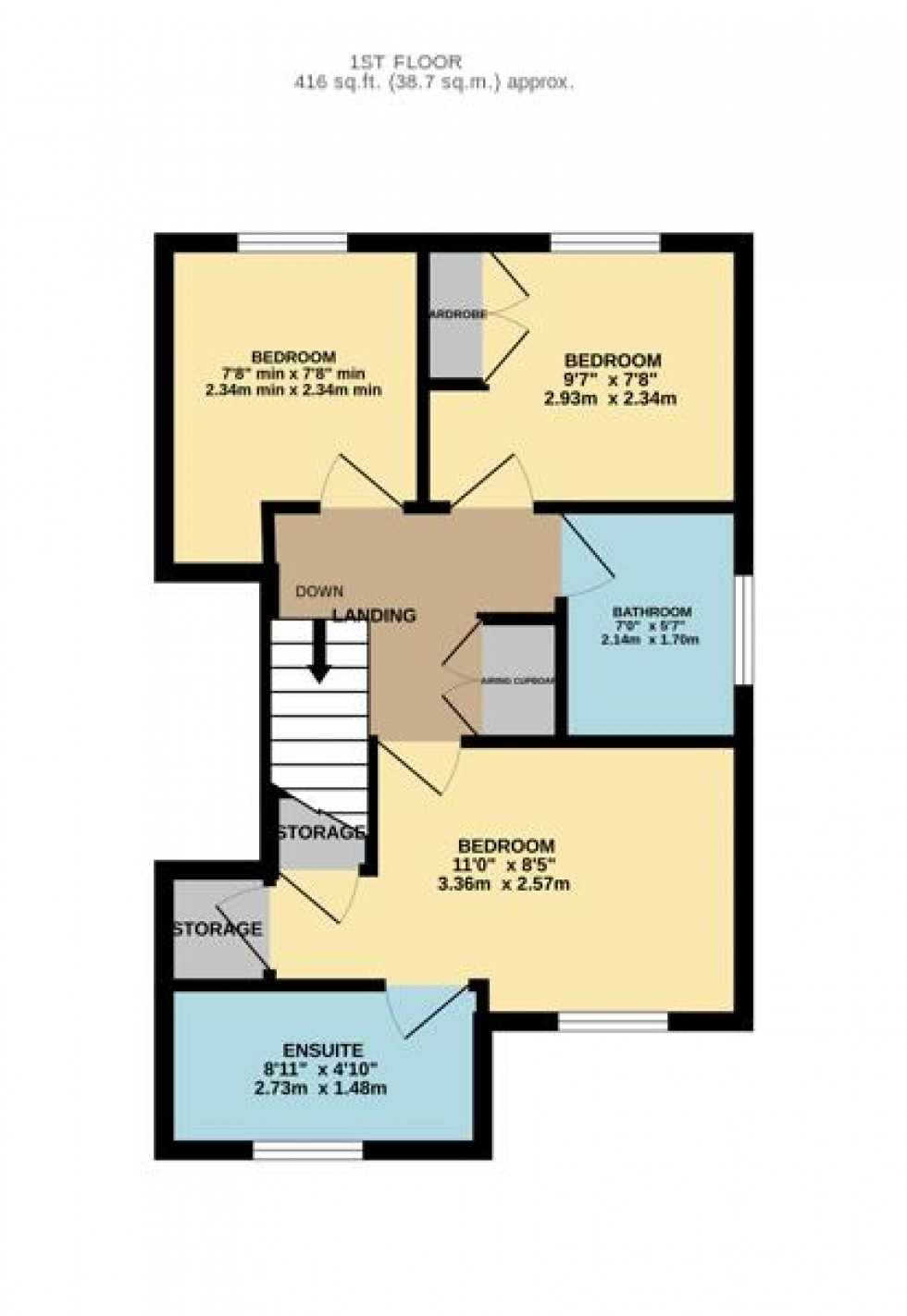 Floorplan for Burrows Vale, Brixworth, Northampton