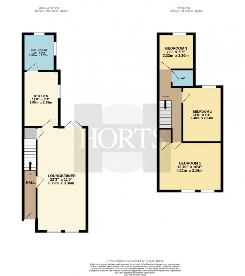 Floorplan for Southampton Road, Far Cotton