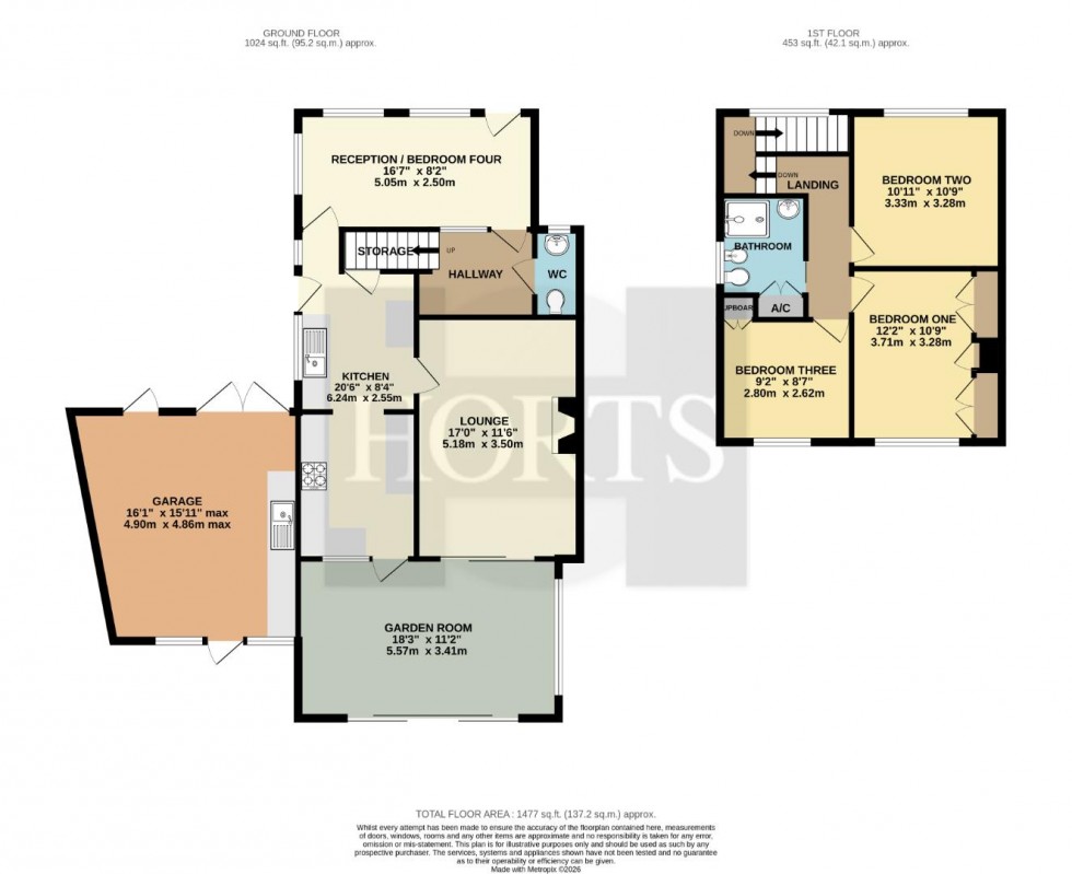 Floorplan for Larkhall Lane, Harpole, Northampton