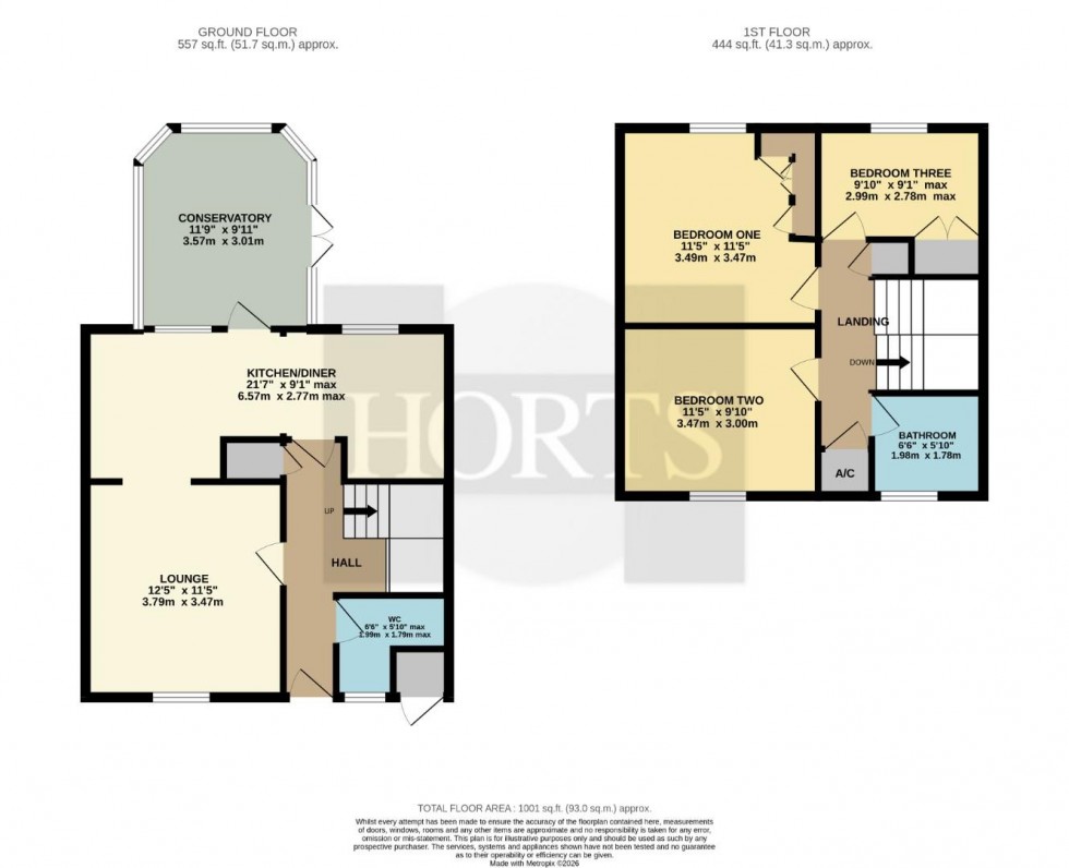 Floorplan for Willow Brook Square, Ecton Brook, Northampton