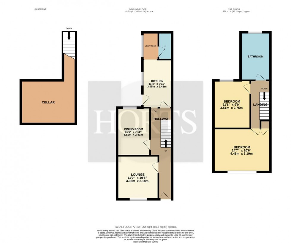 Floorplan for Hunter Street, The Mounts, Northampton
