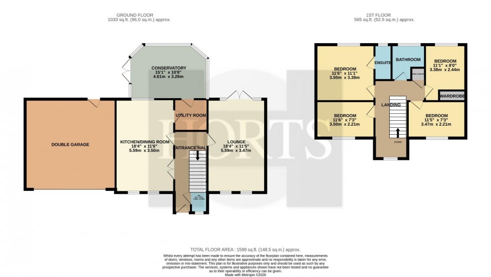 Floorplan for The Ashway, Brixworth, Northampton