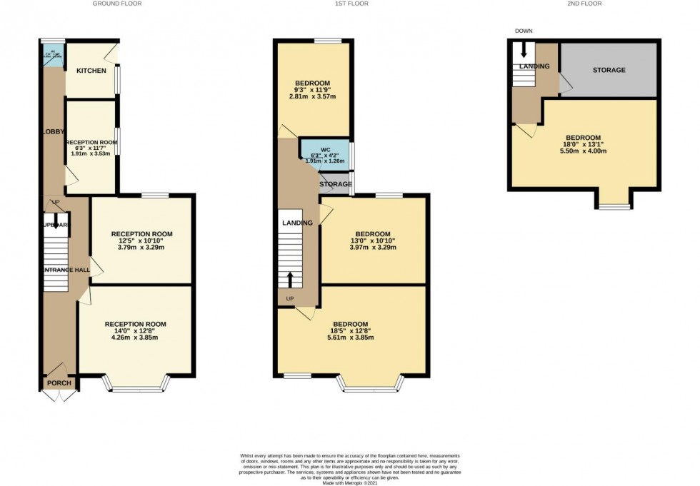 Floorplan for Regent Street, Rugby