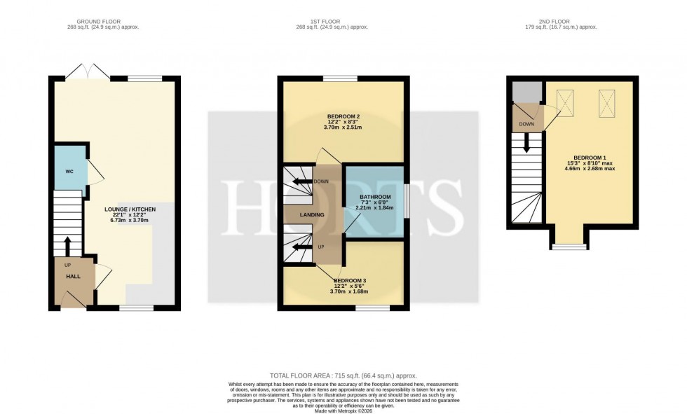 Floorplan for Catterick Way, Towcester
