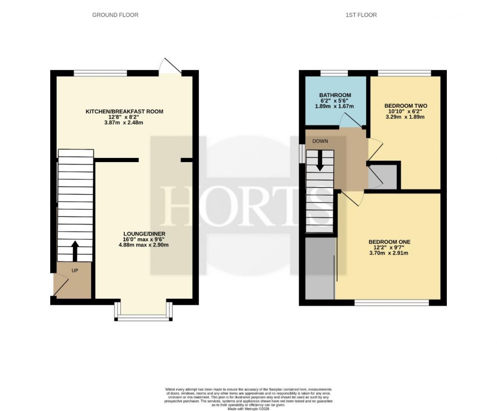 Floorplan for Probyn Close, Southfields, Northampton
