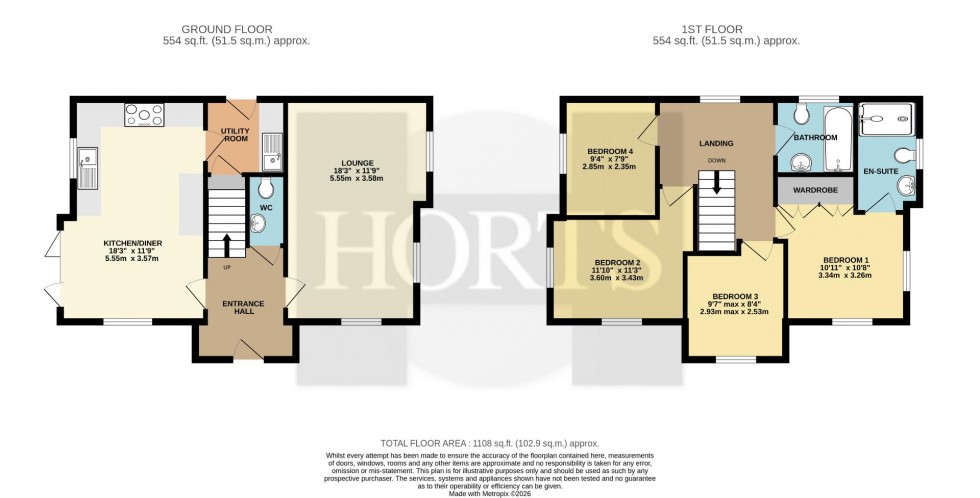 Floorplan for West Street, Upton, Northampton