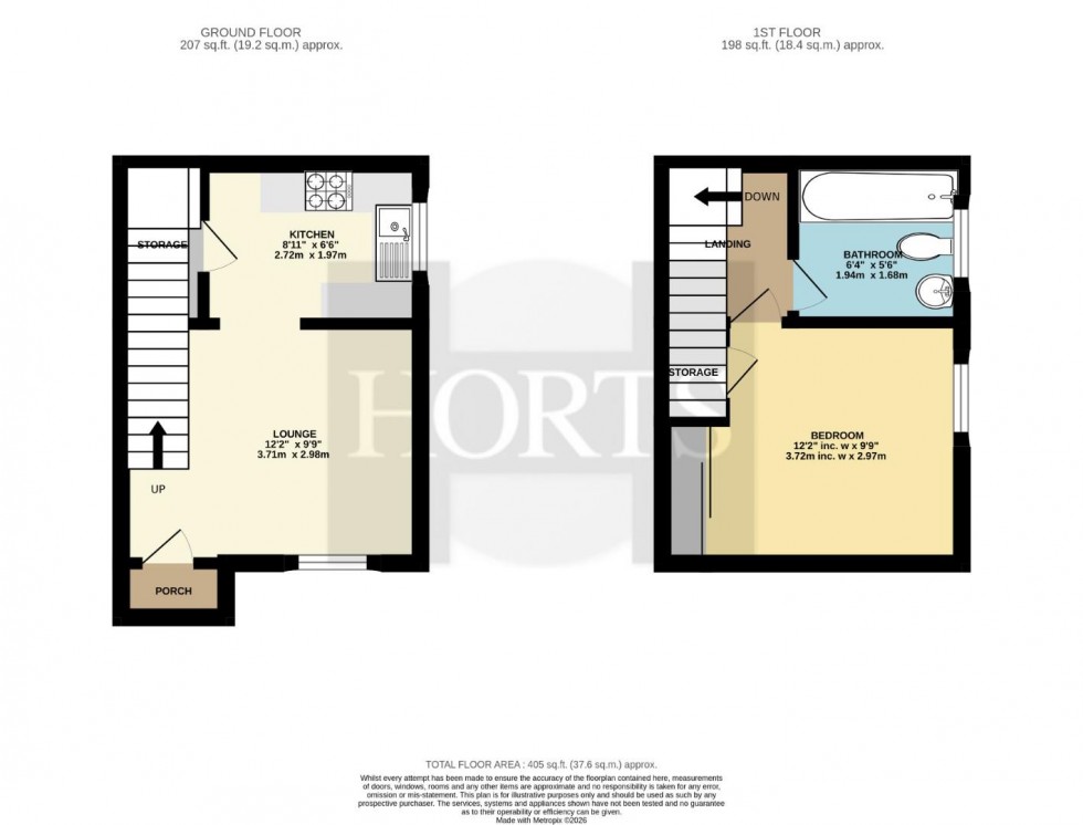 Floorplan for Swinford Hollow, Little Billing, Northampton