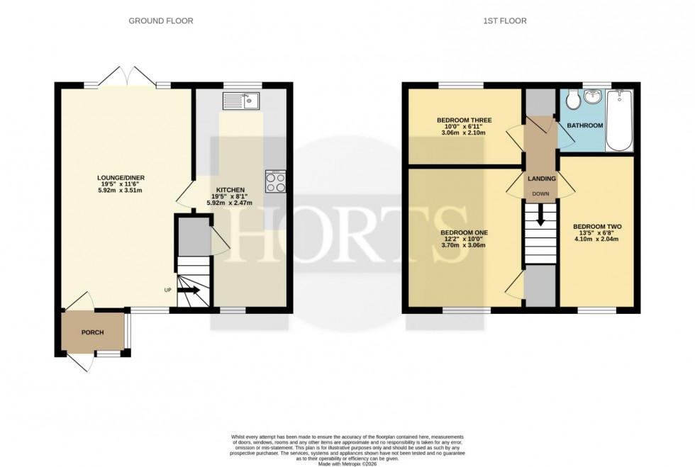 Floorplan for Eastern Avenue South, Northampton