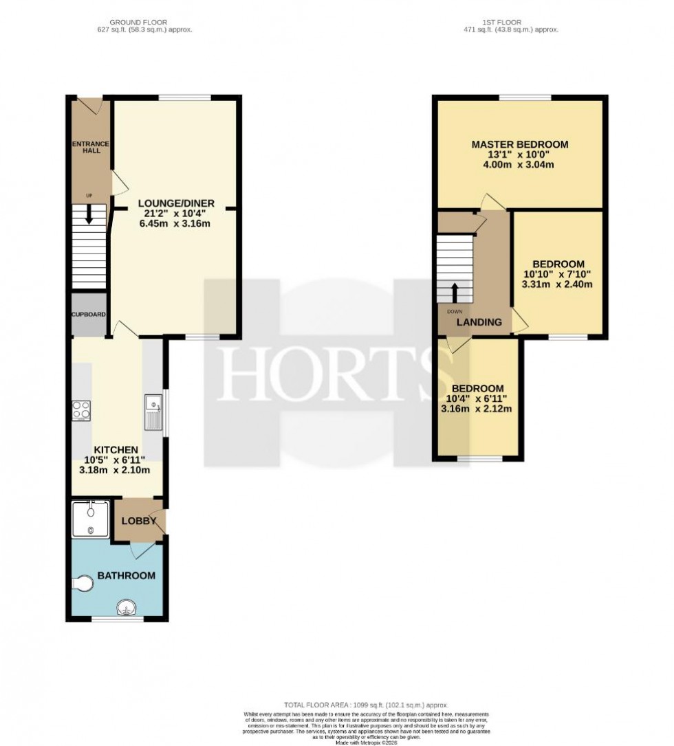 Floorplan for Spencer Street, St James, Northampton