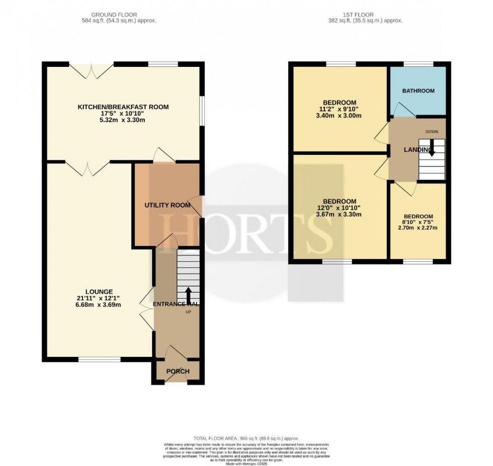Floorplan for Rawley Crescent, Northampton