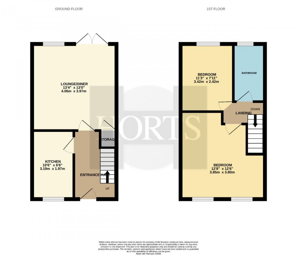 Floorplan for Thomas Chapman Grove, Southbridge, Northampton