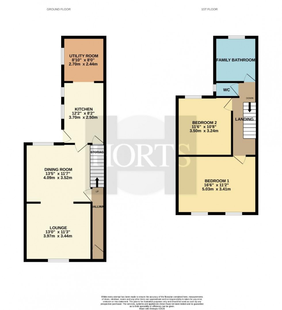 Floorplan for Prince Street, Earls Barton, Northampton